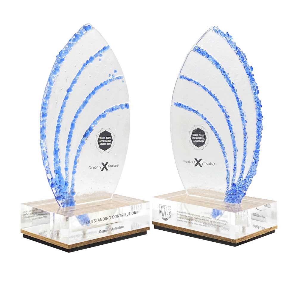 Sustainable Caradoc recycled glass award