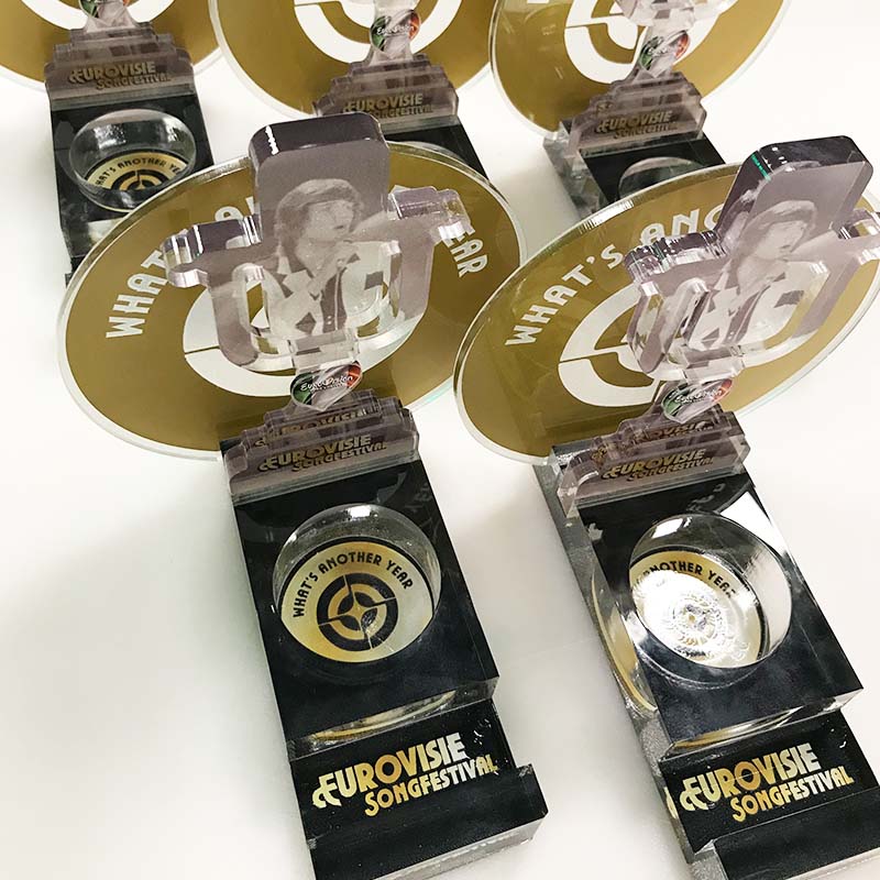 Eurovision Bespoke Awards made from Acrylic