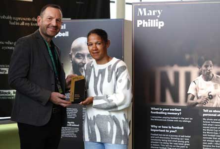 sports event awards with bespoke trophy by more awards