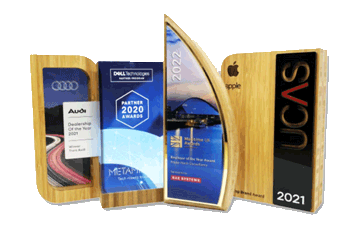 Off the shelf customisable awards available to purchase online