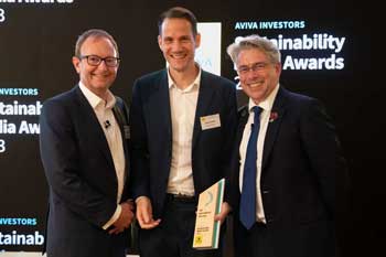 Sustainable award maker with Demelza Award