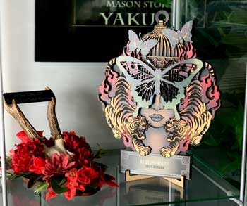 Tattoo convention awards made by specilist awards and trophies maker